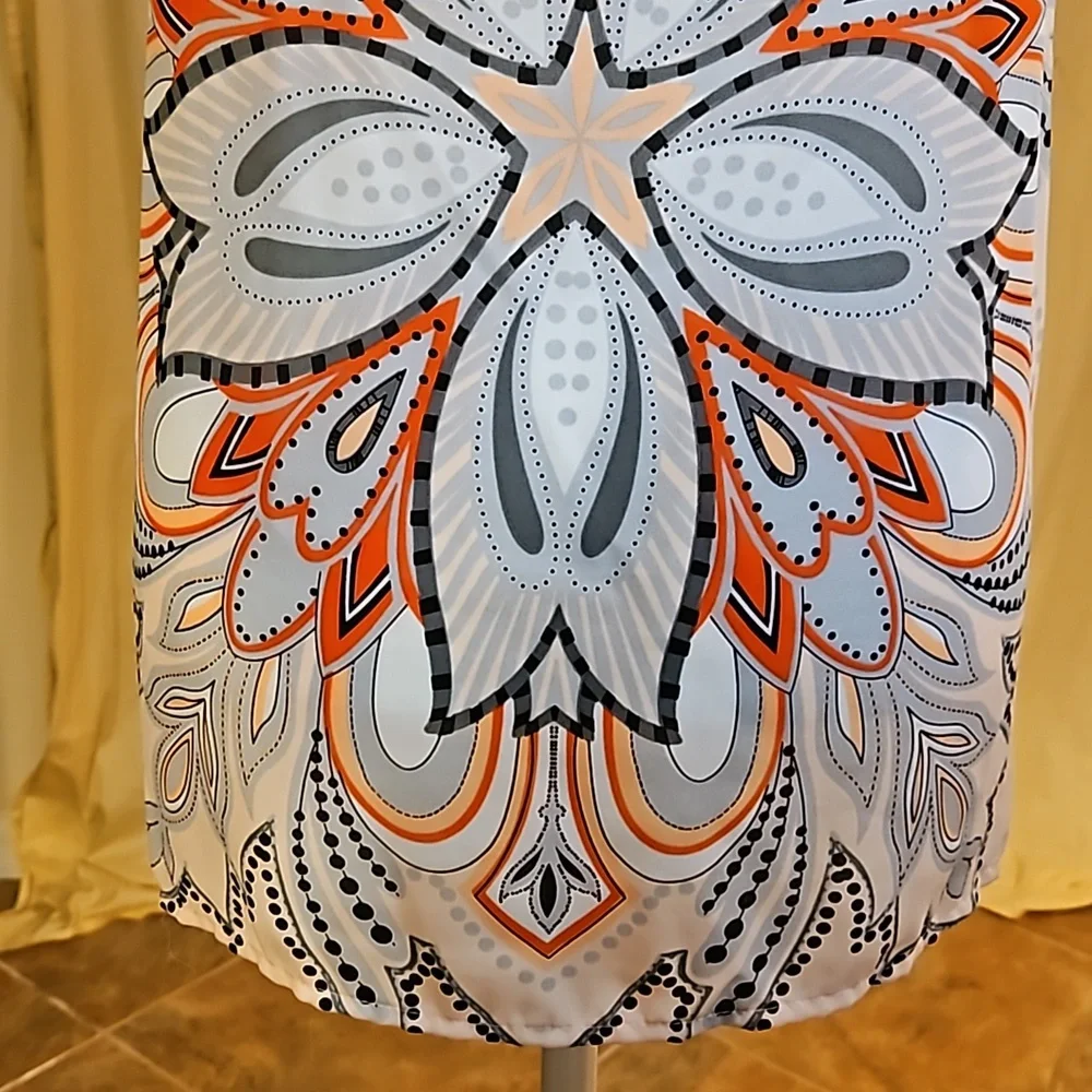 Elle Summer Chiffon Sleeveless Tunic Muted Pink - Picture 11 of 14